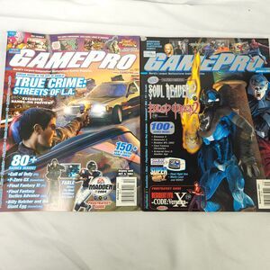 Game Pro Magaziner Lot of 2 September 2001 & October 2003 Soul Reaver Blood Omen
